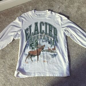 Glacier Montana long sleeve Abercrombie & fitch shirt